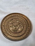 Commemorative Bronze Medallion FORD WINDSOR FOUNDRYMEN- Work Like Beavers For Quality - thumbnail 3 of 4