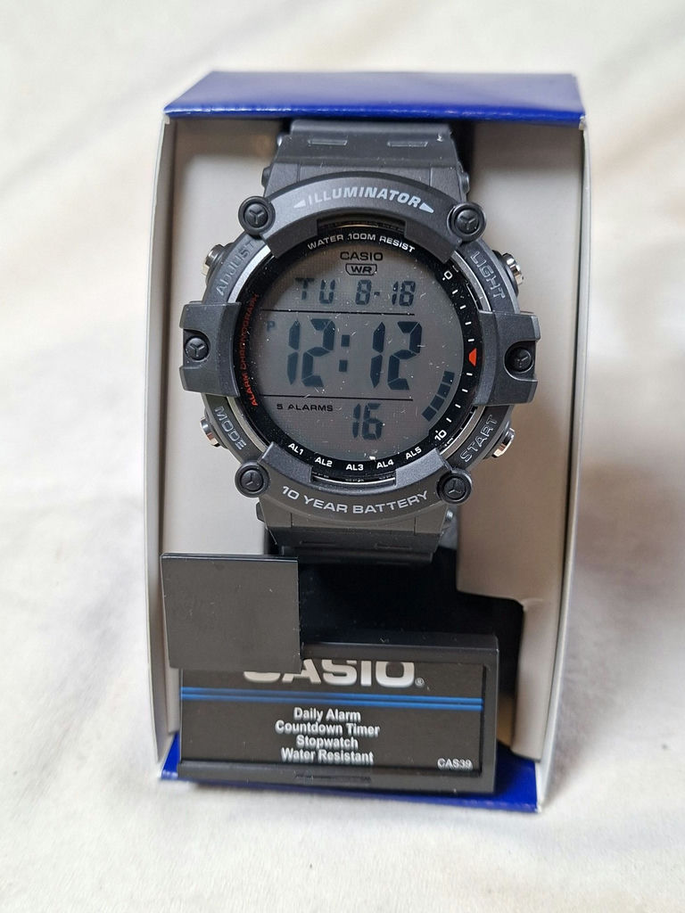 Casio AE-1500WH Digital Wristwatch with Box and Manual - image 2 of 10