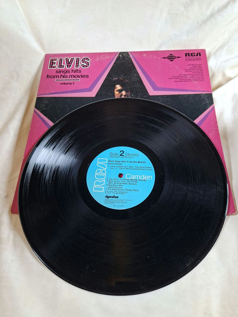 Elvis Sings Hits From His Movies Volume 1 RCA Camden Vinyl Record - image 1 of 5