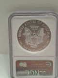 2008 American Silver Eagle $1 Coin NGC Gem Uncirculated - thumbnail 3 of 4