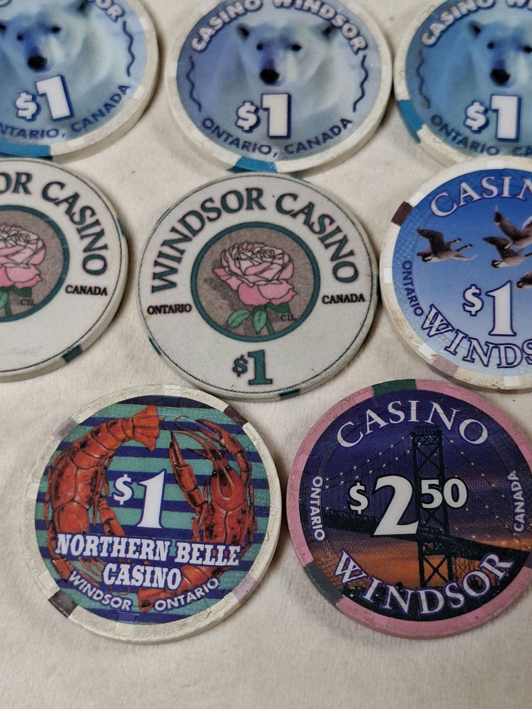 Casino Windsor and Northern Belle Casino Poker Chips - image 4 of 5