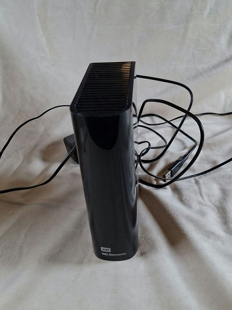WD Elements External Desktop 8TB Hard Drive with Power Adapter and USB Cable - image 1 of 6