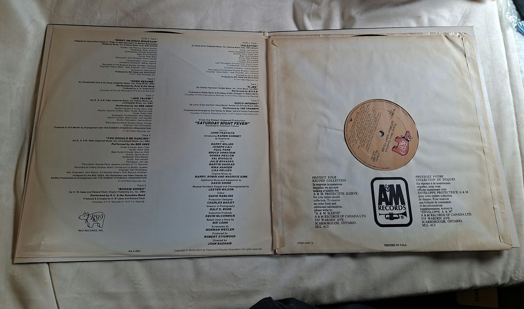 Saturday Night Fever Original Movie Soundtrack 2-Record Vinyl Set - image 5 of 5