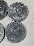 2 Canadian Dollar Coins And 2 Fifty Cent Pcs - thumbnail 6 of 7