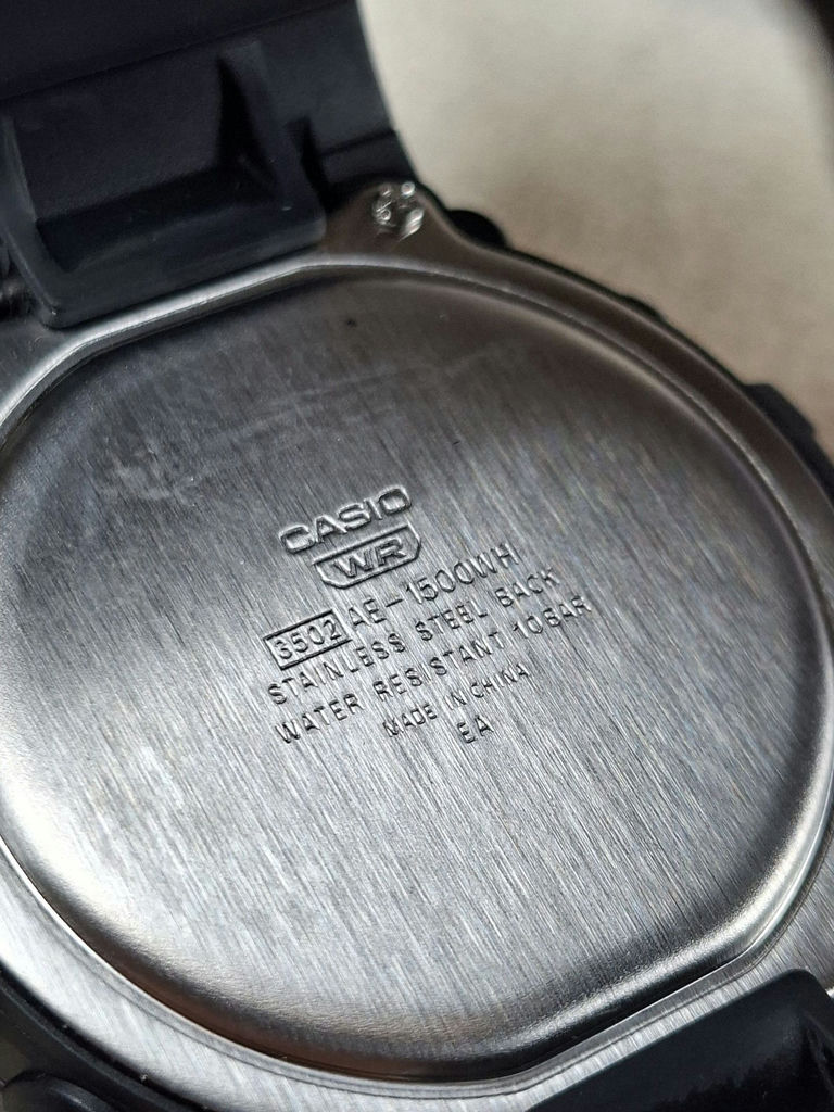 Casio AE-1500WH Digital Wristwatch with Box and Manual - image 5 of 10