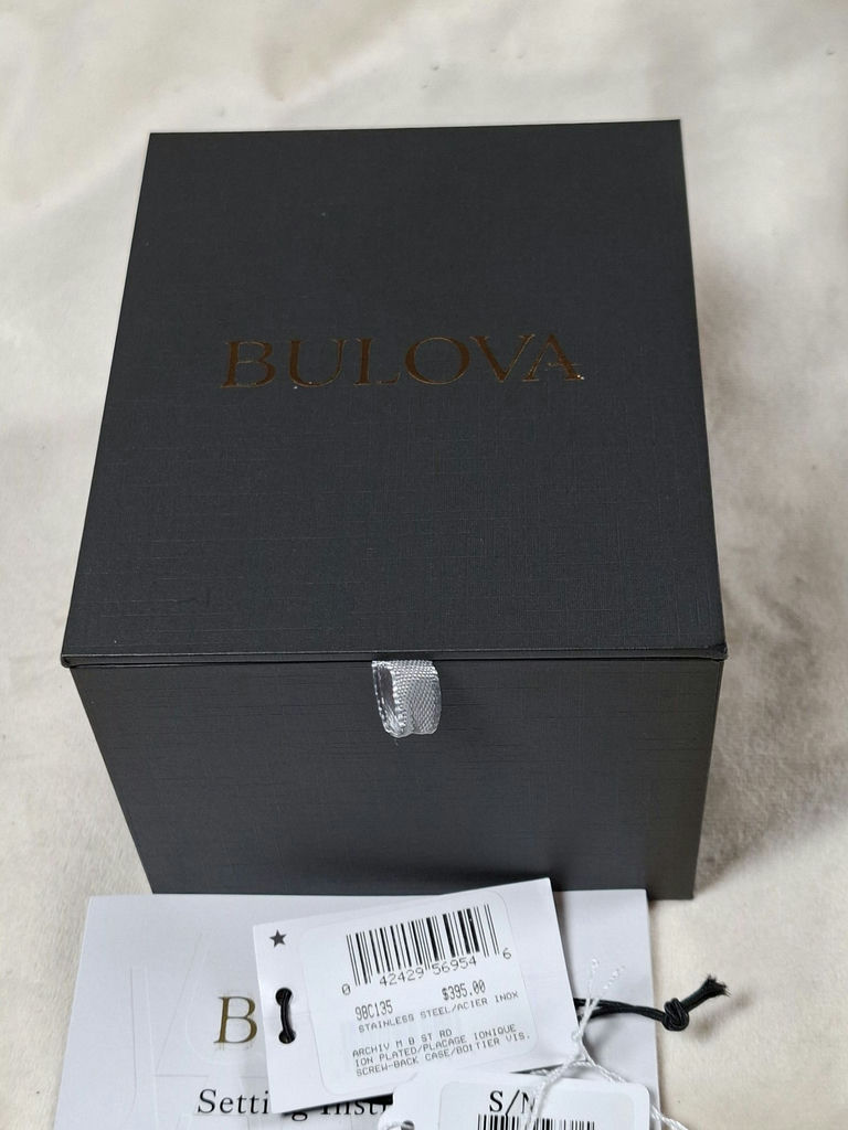 Bulova Archive Series Wristwatch with Box and Papers, Stainless Steel - image 10 of 11