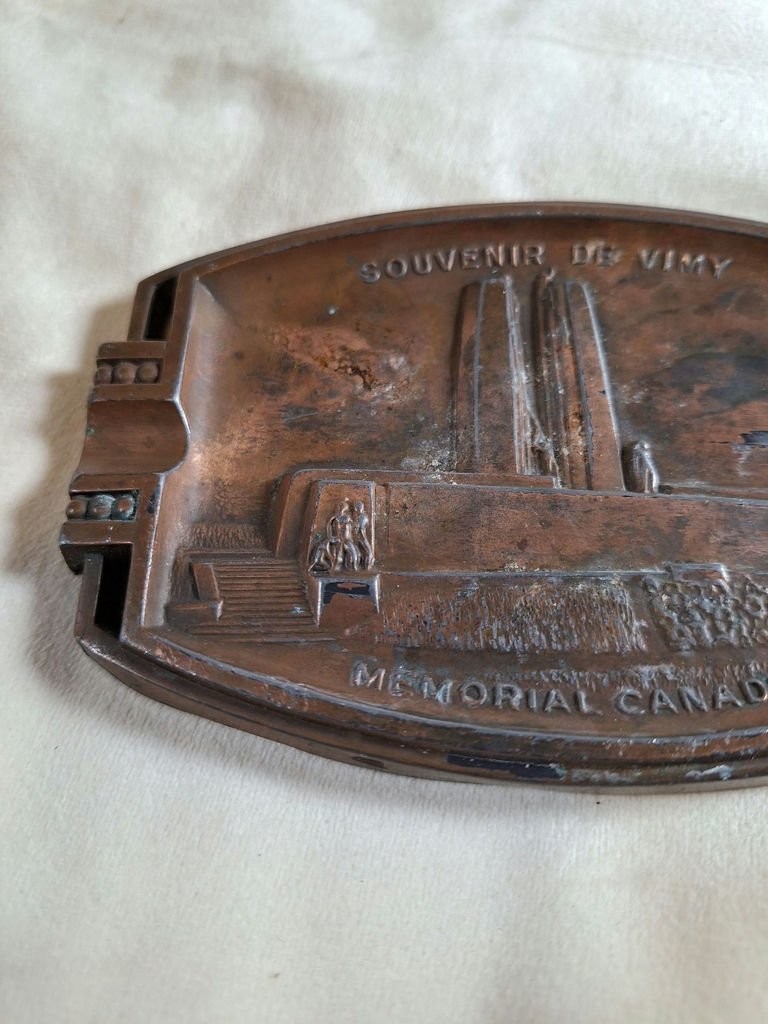 Vintage  Vimy Memorial Souvenir Ashtray - image 2 of 6