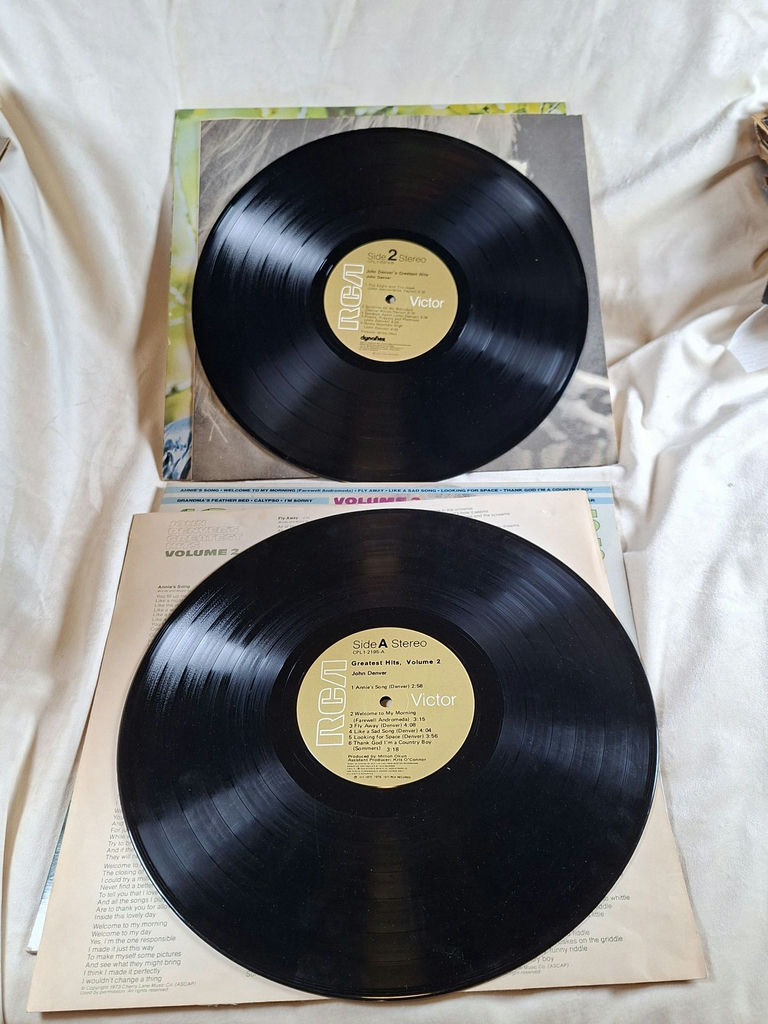 John Denver Greatest Hits Vinyl Records - image 2 of 8