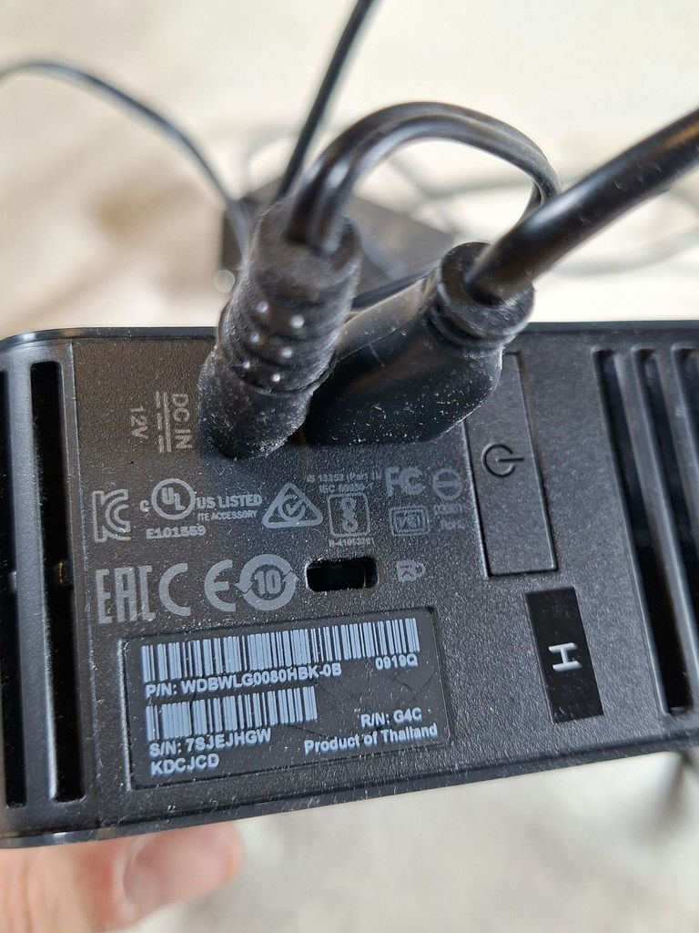 WD Elements External Desktop 8TB Hard Drive with Power Adapter and USB Cable - image 3 of 6