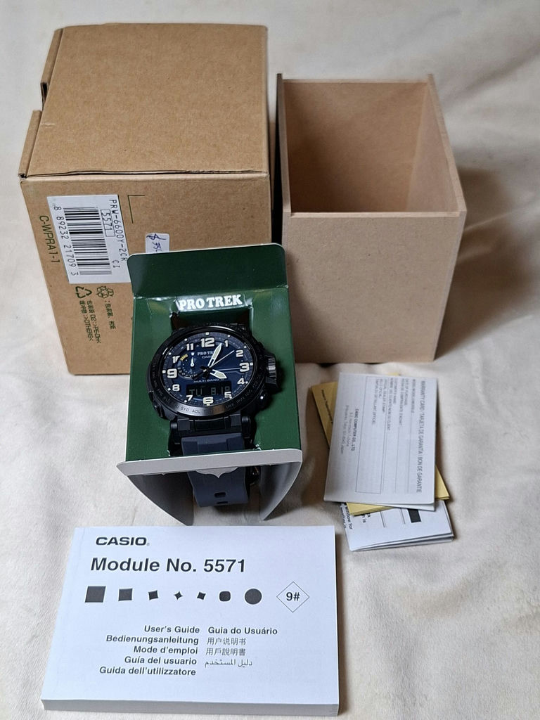 Casio Pro Trek PRW-6600Y Wristwatch with Box and Manuals - image 1 of 10