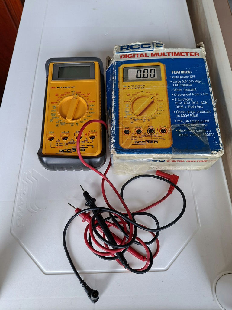 RCC360 Digital Multimeter with Test Leads and Box - image 1 of 8