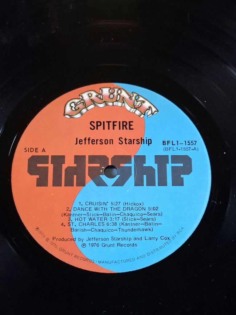 VINTAGE 1976 Jefferson Starship Spitfire Vinyl Record Album - image 5 of 8