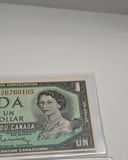 Two Canadian One Dollar Banknotes, UNC - thumbnail 3 of 6