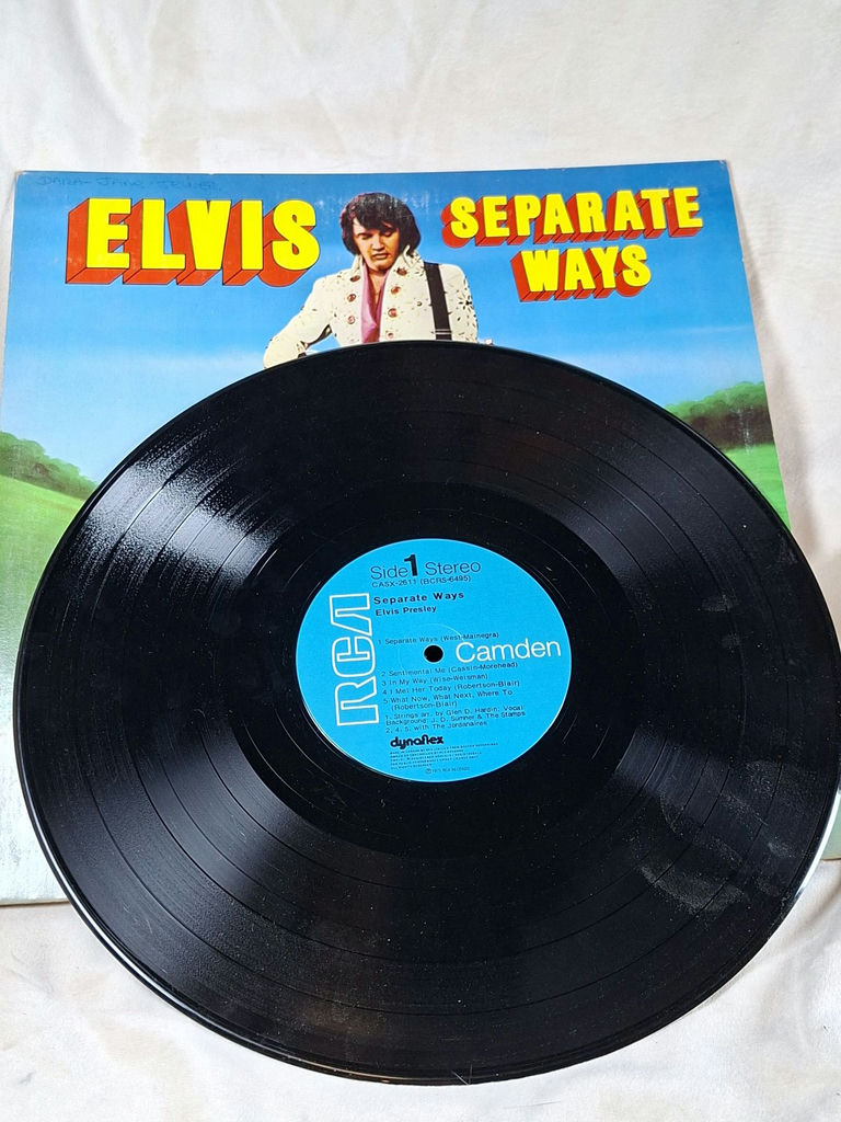 VINTAGE 1972 Elvis Presley Separate Ways RCA Camden Vinyl Record - image 2 of 7