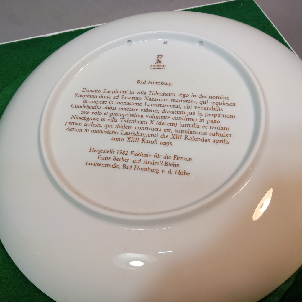 German Porcelain Collector Plates - image 15 of 17