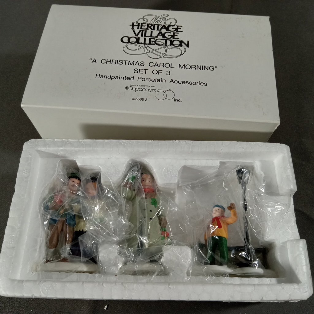  Dept. 56 Alpine Village Series - Toy Peddler, Christmas Carol Morning, + Gasthof Eisl - image 3 of 7