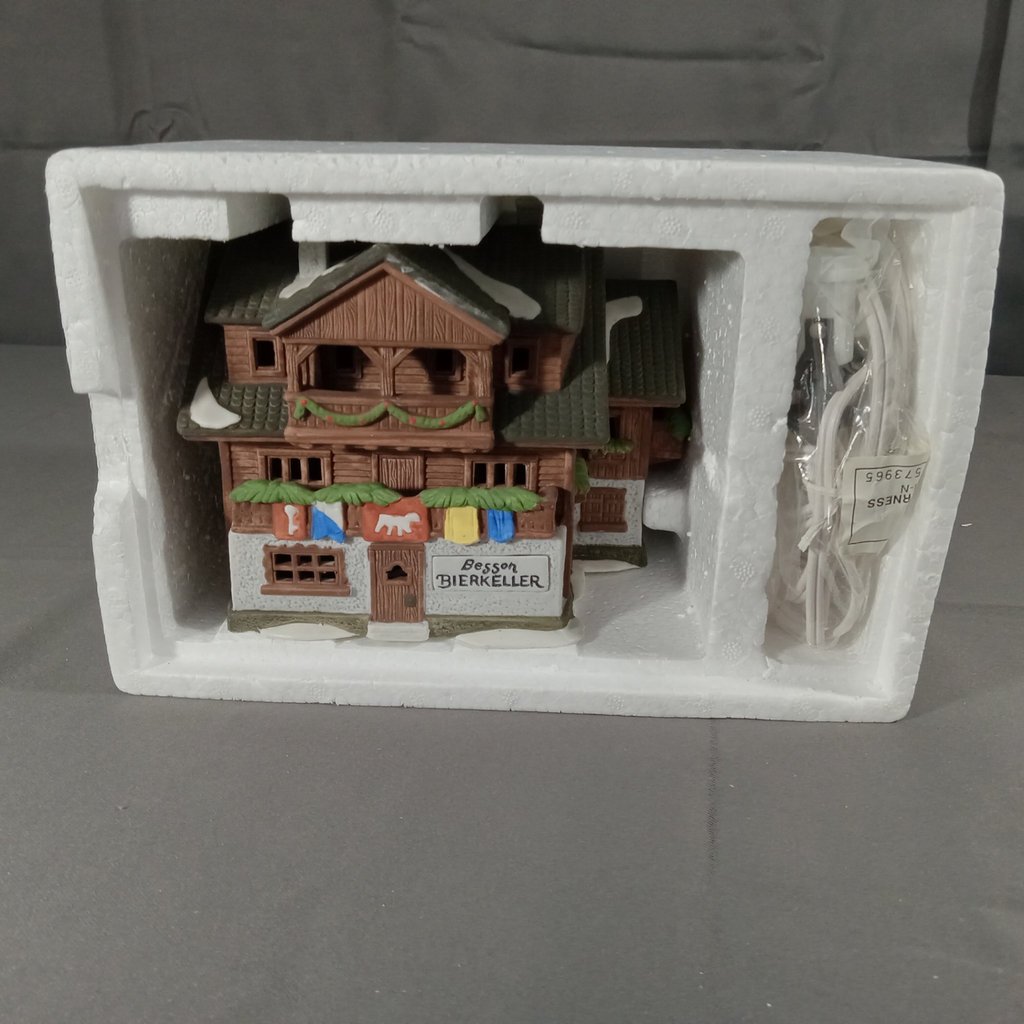  Dept. 56 Alpine Village Series - Polka Fest + Besson Bierkeller - image 5 of 7