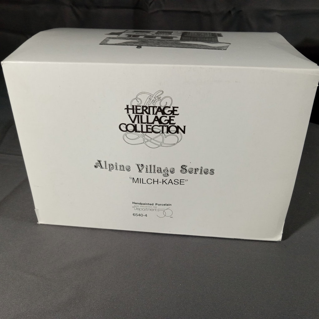  Dept. 56 Alpine Village Series - Chelsea Lane Shoppers, Milch-Kase + Apotek - image 4 of 12