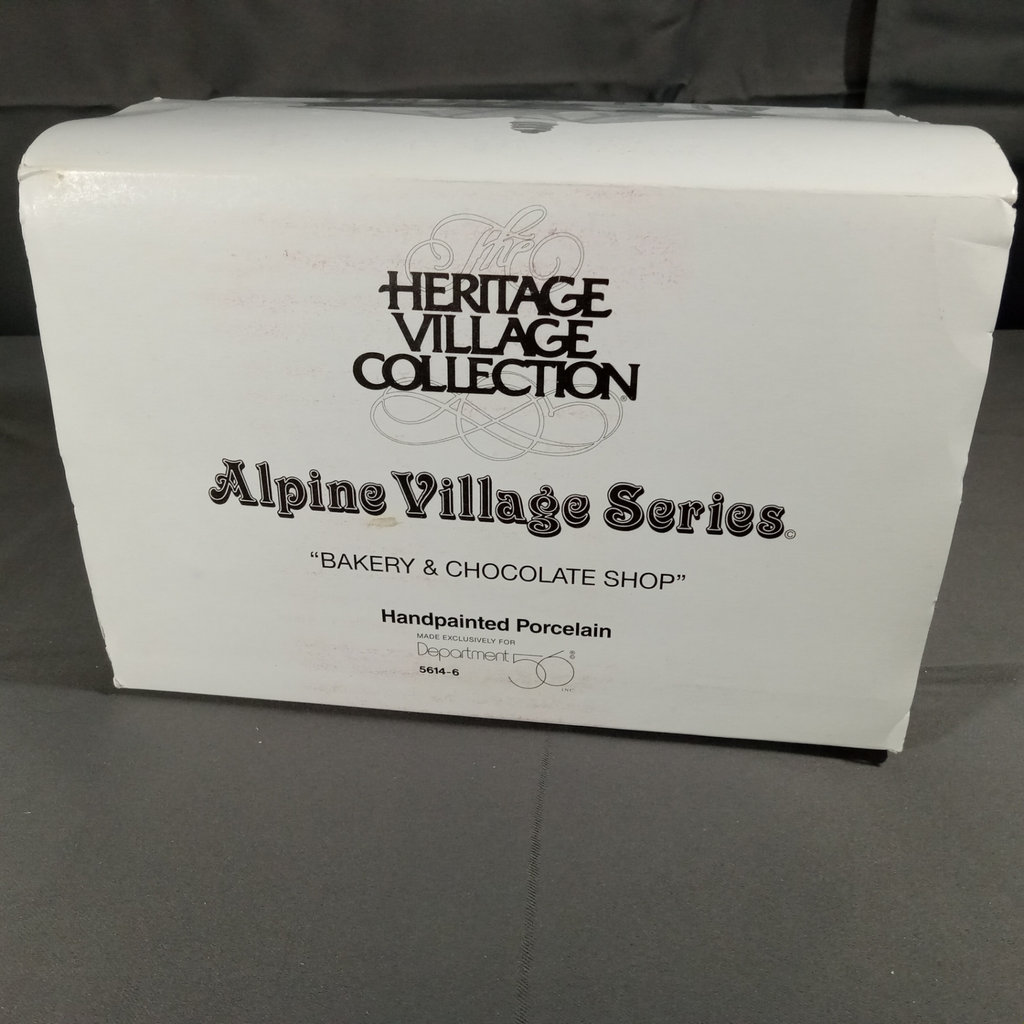  Dept. 56 Alpine Village Series - Nutcracker Vendor + Bakery & Chocolate Shop - image 4 of 6