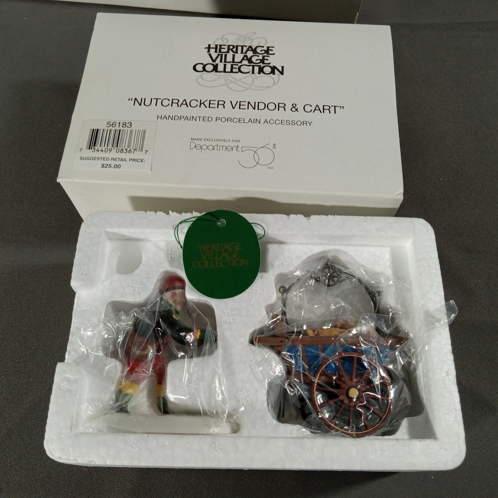  Dept. 56 Alpine Village Series - Nutcracker Vendor + Bakery & Chocolate Shop - image 2 of 6