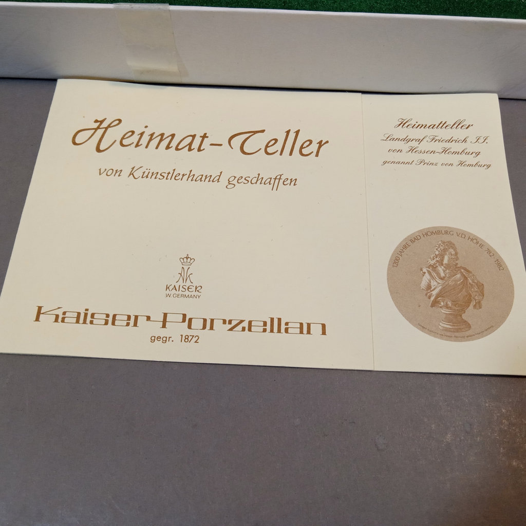 German Porcelain Collector Plates - image 13 of 17