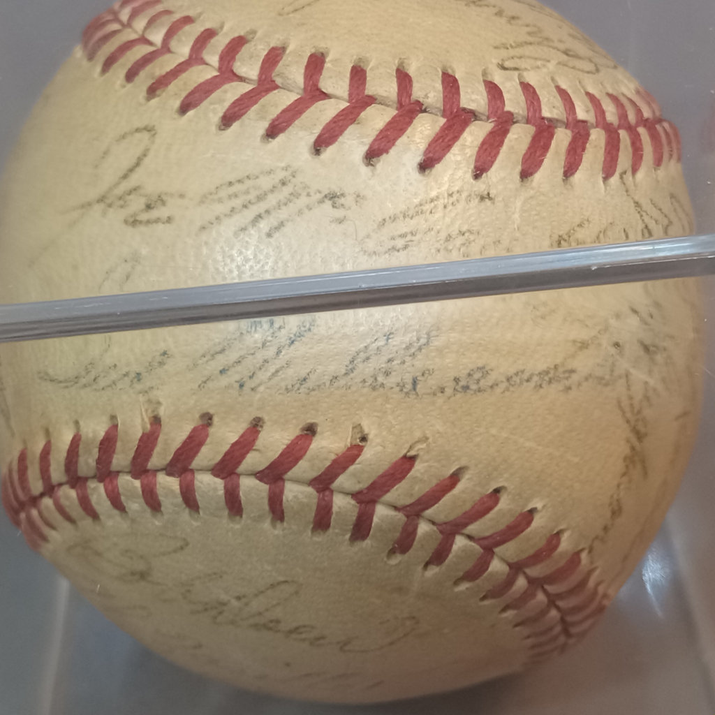 1949 Signed Boston Red Sox Baseball - Williams, Pesky & More - image 2 of 9