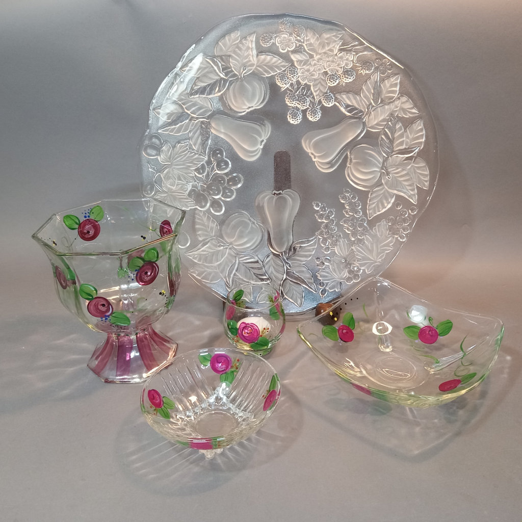 Hand Painted Glass Decor & More - image 1 of 12