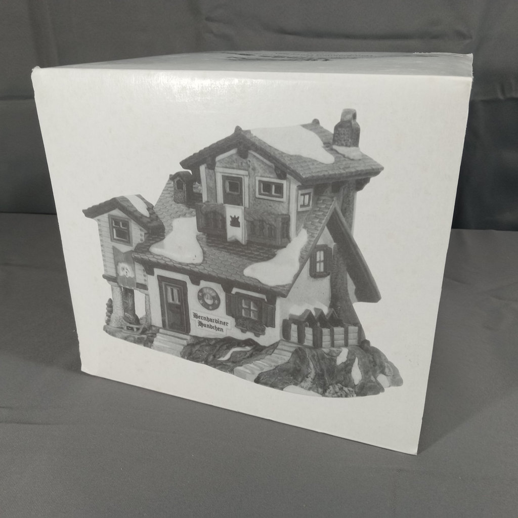  Dept. 56 Alpine Village Series - Christmas Friends + Bernhardiner Hundchen - image 4 of 7