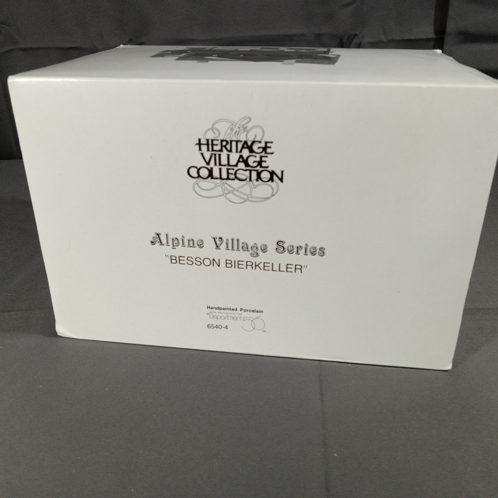  Dept. 56 Alpine Village Series - Polka Fest + Besson Bierkeller - image 4 of 7