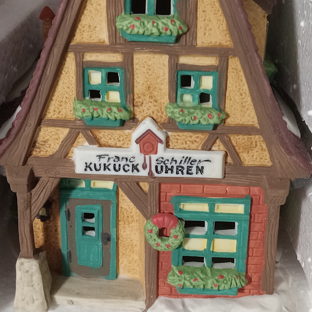  Dept. 56 Alpine Village Series - Kukuck Uhren + Metterniche Wurst - image 5 of 9