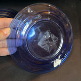 Lot of Vintage Blue Glass Dishes - thumbnail 9 of 10