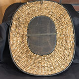 Oval Wicker Framed Wall Mirror - thumbnail 4 of 4