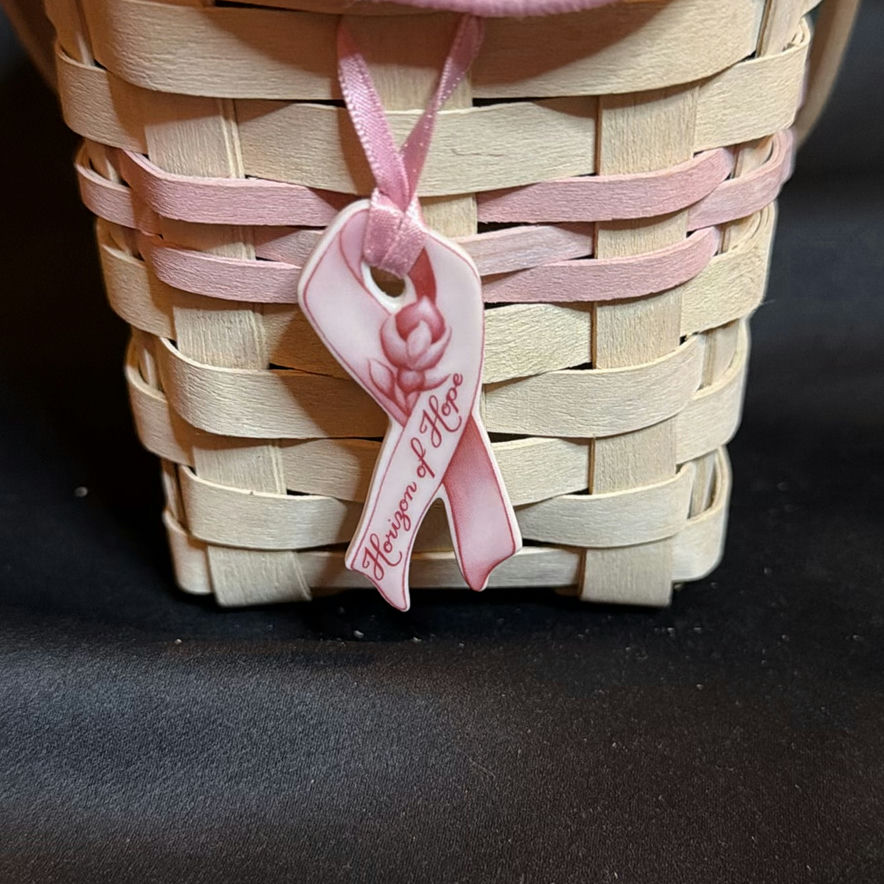 Vintage Dresser Items - Longaberger Basket, Nippon Porcelain Basket and Teleflora Dish - image 9 of 17