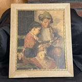 Framed Brother and Sister Reproduction Print - thumbnail 1 of 7