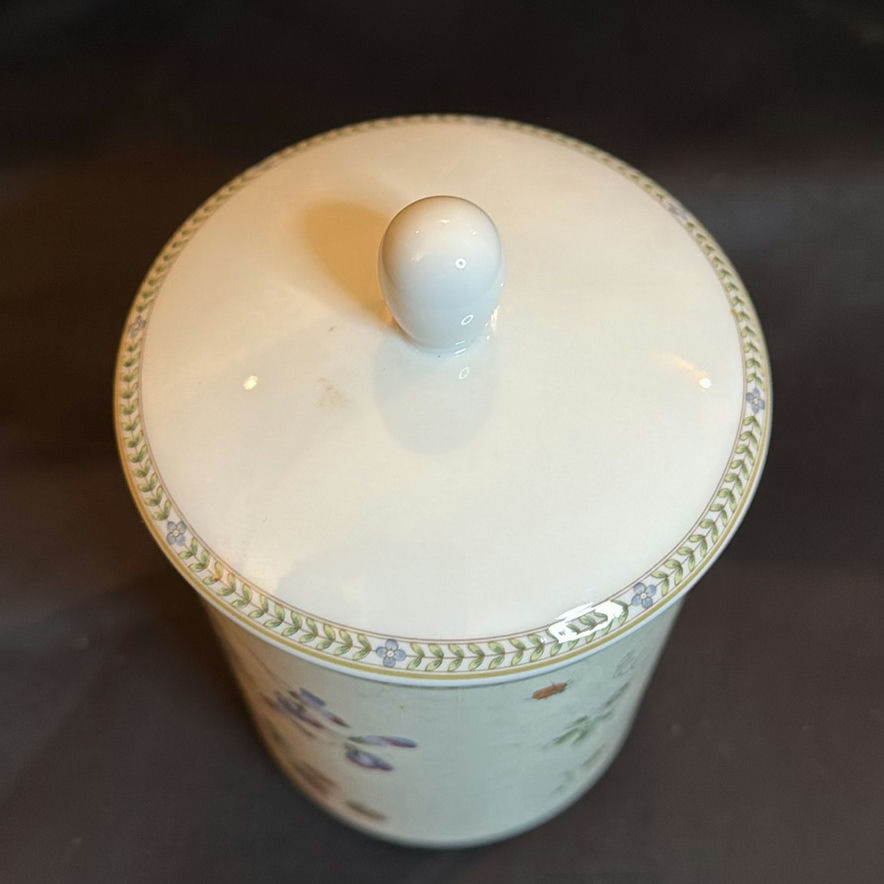Wedgwood Fleur Fine China Lidded Canister - image 3 of 6