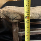 Antique Primitive Wooden Stool - thumbnail 5 of 7