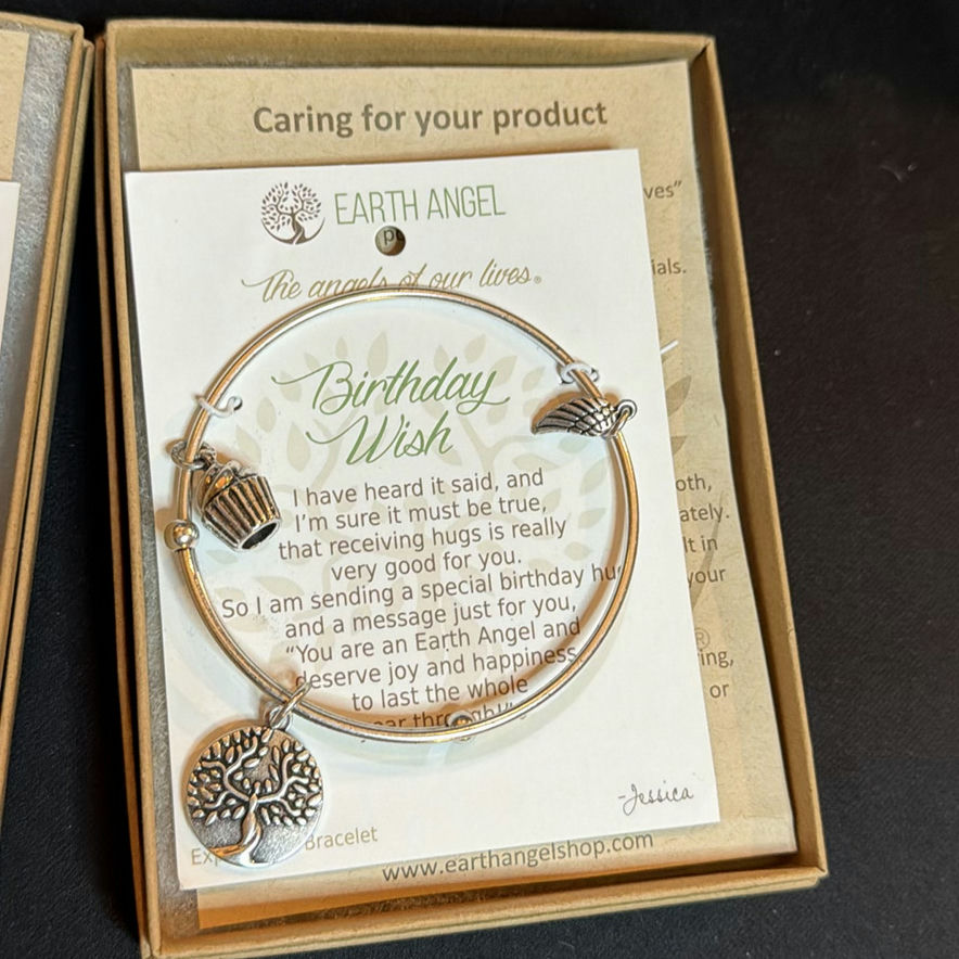 A Little Piece of Heaven - Lot of Earth Angel Bracelets and Angel Figurine - image 4 of 4