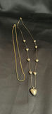 Two Vintage Necklaces Including Heart Shaped - thumbnail 1 of 2