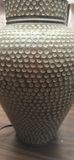 Textured Table Lamp with Fabric Shade - thumbnail 2 of 4