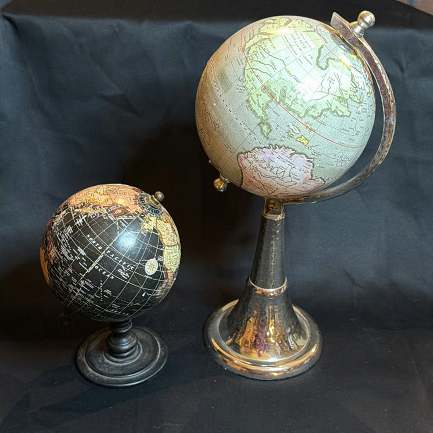 Two Decorative Globe Models - image 1 of 8