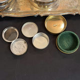 Metal Storage Tins and Decorative Serving Tray Marked Palak - thumbnail 3 of 18