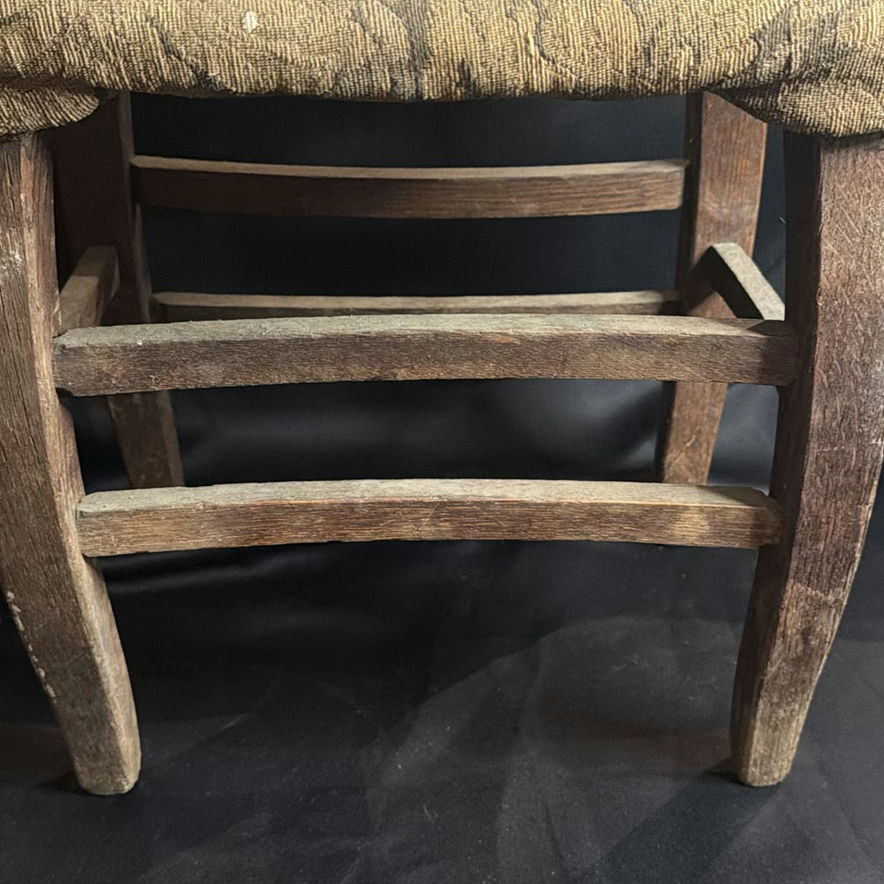 Antique Primitive Wooden Stool - image 2 of 7
