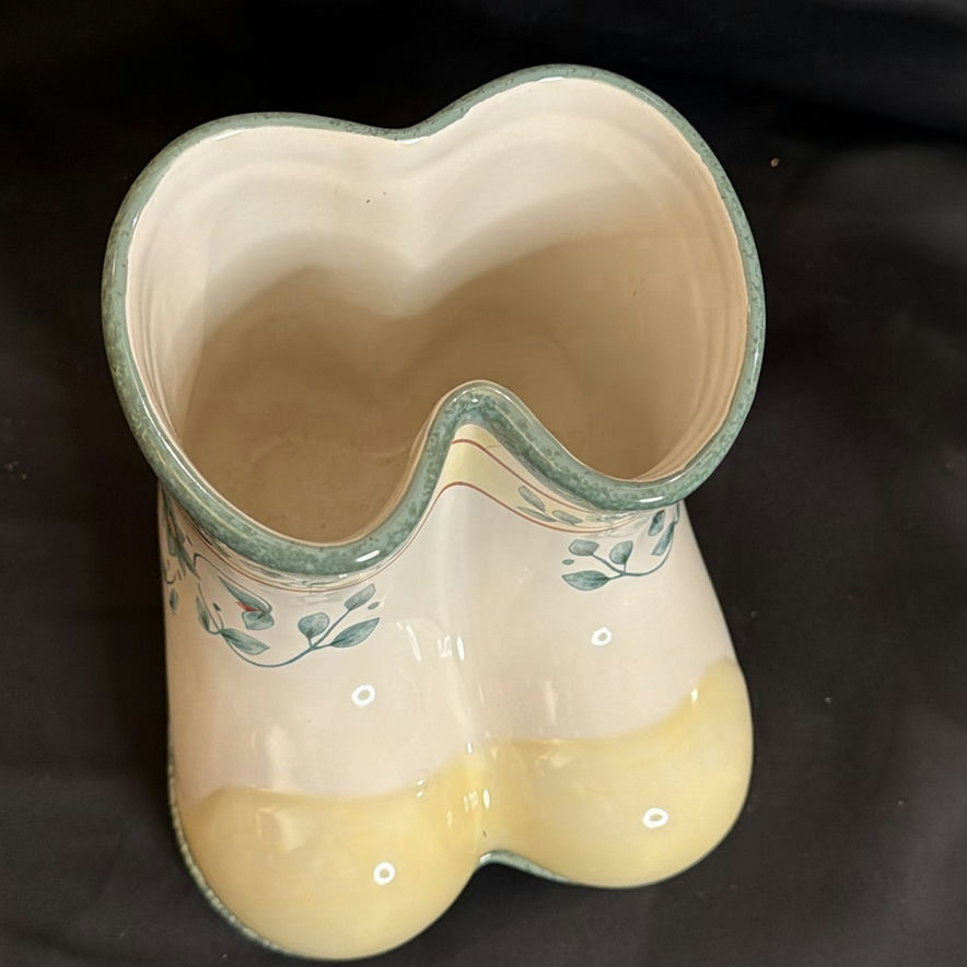 Pfaltzgraff Boot Planter and Dish with Additonal Bird Plant Pot - image 7 of 10
