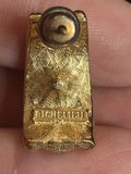 Two Pairs of Gold-Tone Rhinestone Earrings Including Richelieu - thumbnail 4 of 6