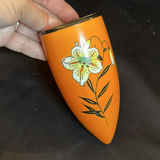 Vintage Wall Pockets (2) including Ibis & Orchid Design, Hand Painted Japan - thumbnail 5 of 8