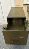 Vintage Industrial Metal Single Drawer File Cabinet (2) - thumbnail 3 of 8
