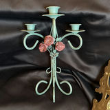 Assorted Decorative Metal Candle Holders and Wall Decor - thumbnail 7 of 8