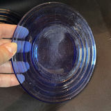 Lot of Vintage Blue Glass Dishes - thumbnail 8 of 10