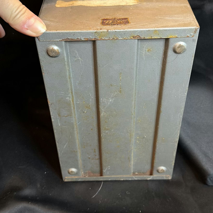 Three Vintage Metal Storage Boxes - image 12 of 20