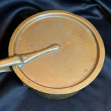 Vintage Metal Saucepan with Lid Appears to Be Copper - thumbnail 2 of 7
